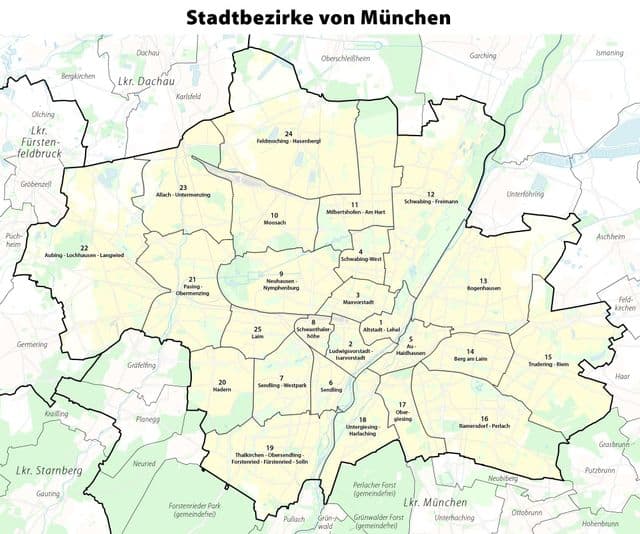 Plan districts Munich